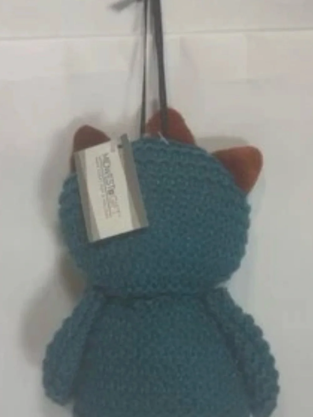 Ganz 2021 Crocheted Monster Doll Teal